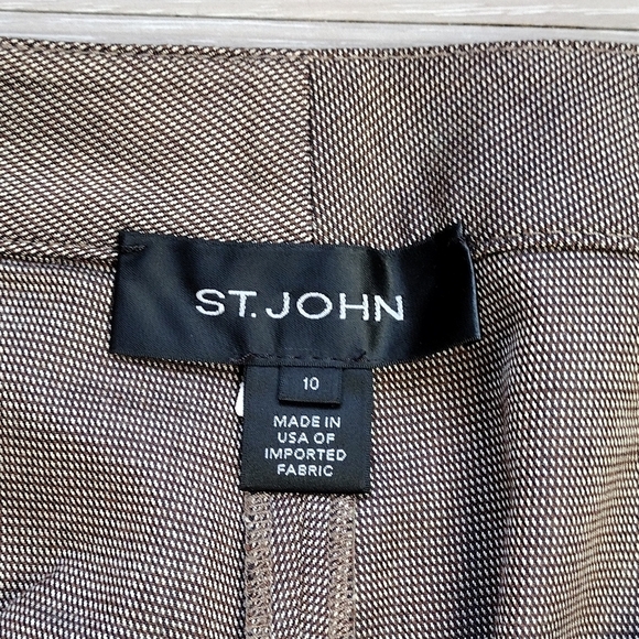 St. John Wool Blend High Rise Trouser Pants - Picture 8 of 10